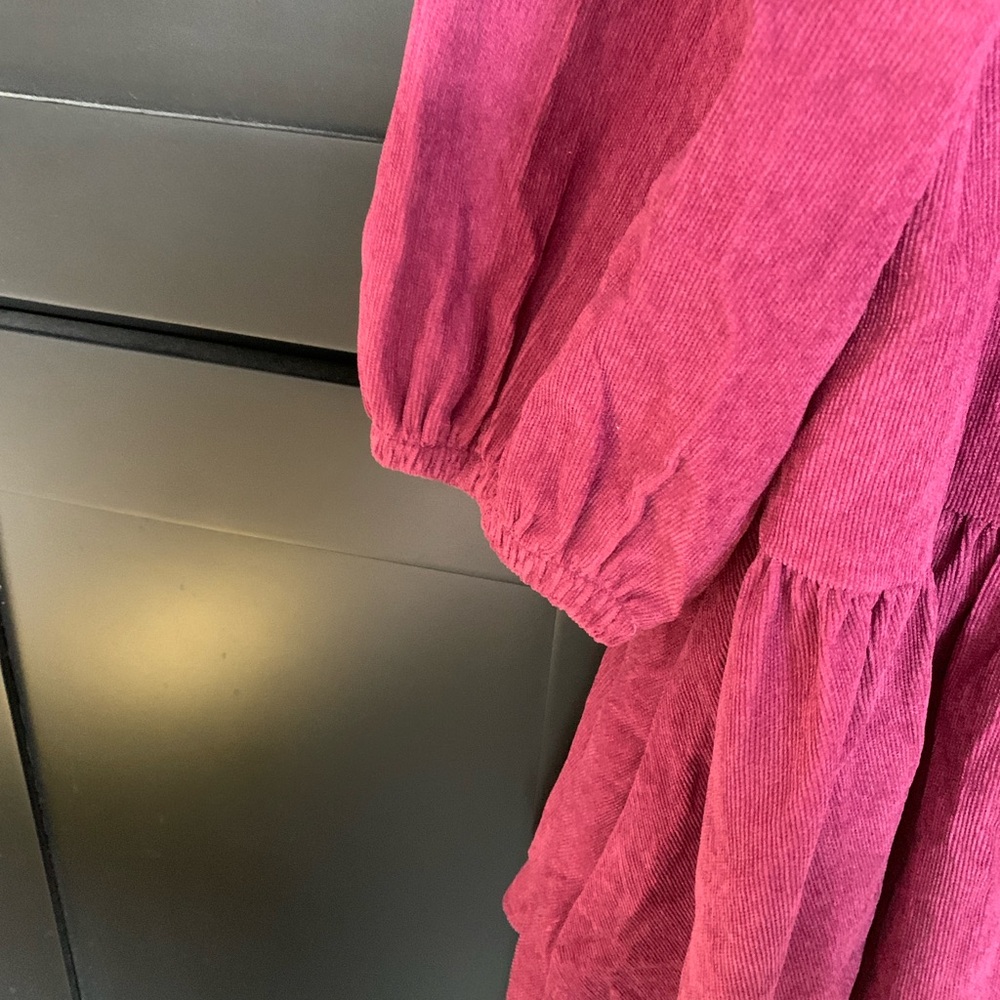 Pink Button-Up Dress Size M - Picture 4 of 9